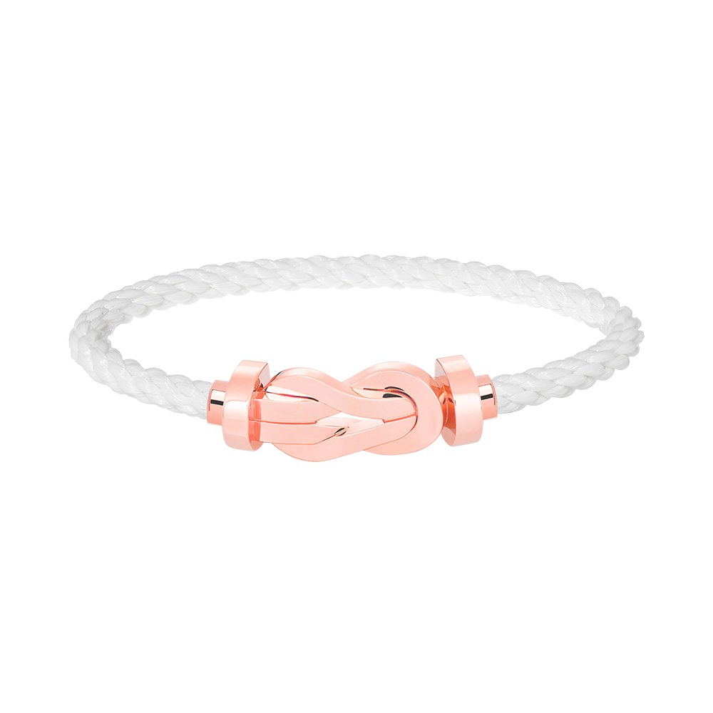 [LUXE]CHANCE LARGE 8 FIGURE BUCKLE NO DIAMOND BRACELET ROSE GOLD