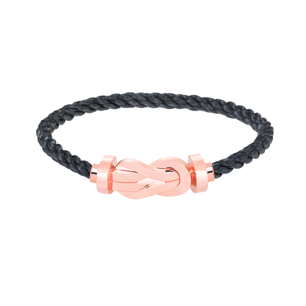 [LUXE]CHANCE LARGE 8 FIGURE BUCKLE NO DIAMOND BRACELET ROSE GOLD