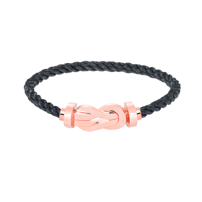 [LUXE]CHANCE LARGE 8 FIGURE BUCKLE NO DIAMOND BRACELET ROSE GOLD