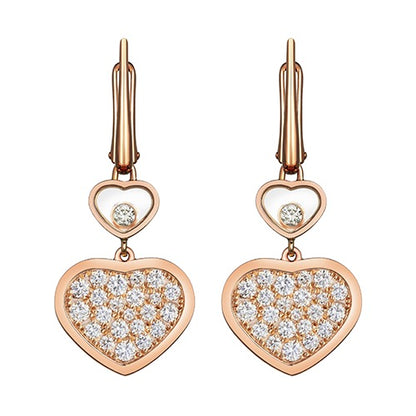 [LUXE]HAPPY HEART EARRINGS FULL DIAMOND