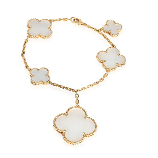 [LUXE] MAGIC CLOVER MOP GOLD BRACELET 5 MOTIFS