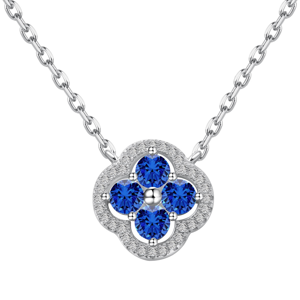 [LUXE]Exquisite Necklace With Four-Leaf Clover Flower Design