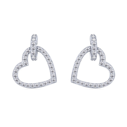 [LUXE]Dainty Heart Shape Earrings