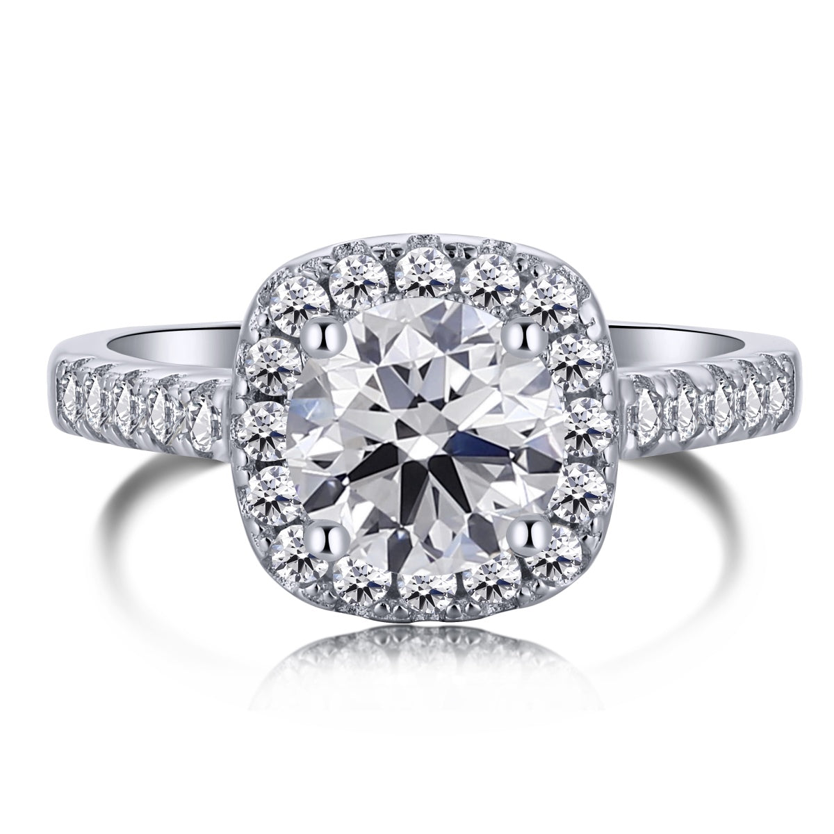 [LUXE]Dazzling Resplendent Round Cut Wedding Ring