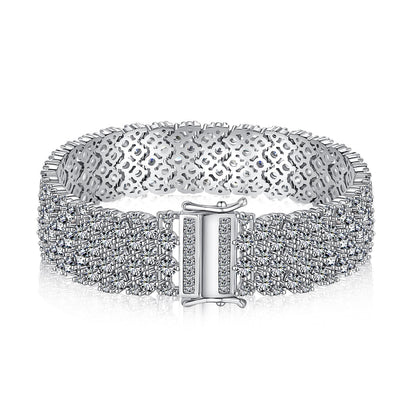 [LUXE]Ornate Elegant Round Cut Party Bracelet