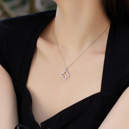 [LUXE]Four-Leaf Clover Hollow Design Exquisite Necklace