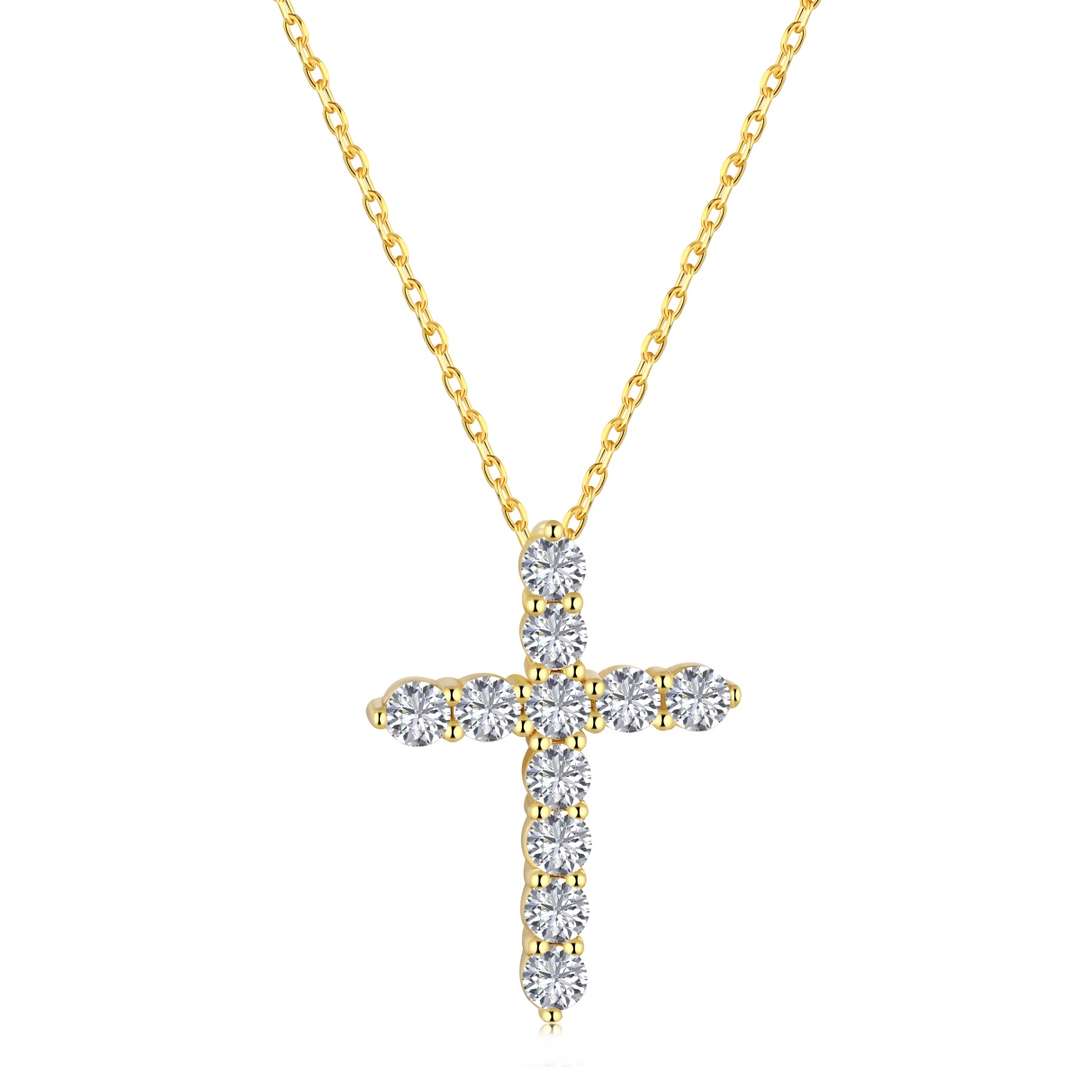 [LUXE]Unique Cross Shape Necklace