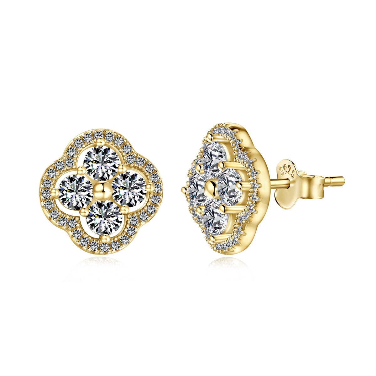 [LUXE]Four-Leaf Clover Exquisite Earrings