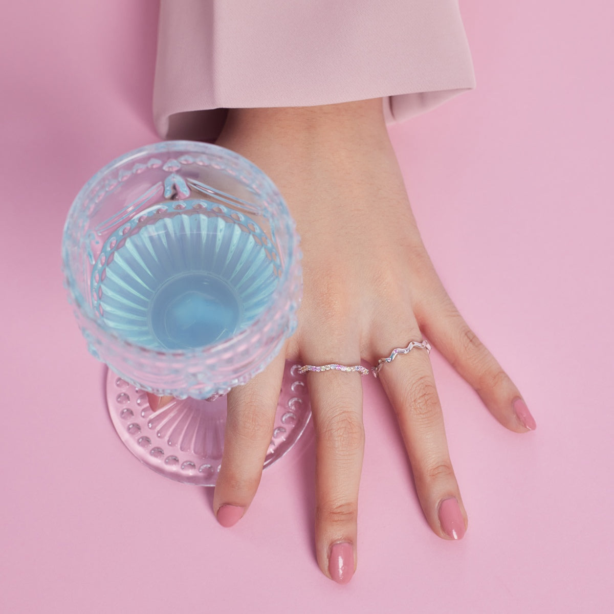 [LUXE]Ornate Vibrant Round Cut Daily Ring