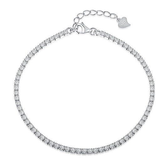 [LUXE]Radiant Shinning Princess Cut Tennis Bracelet