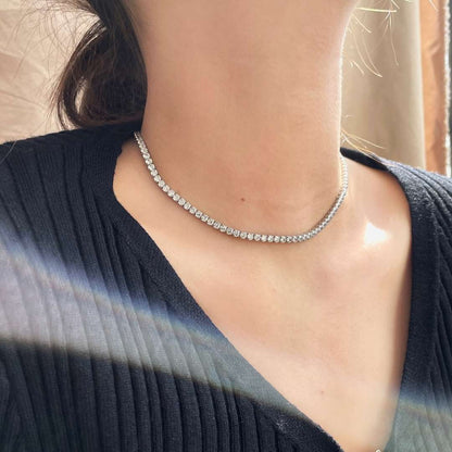 [LUXE]Elegant Tennis Chain Necklace