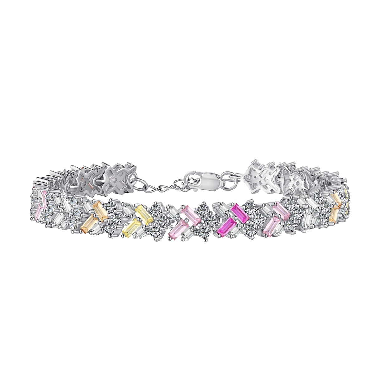 [LUXE]Dazzling Unique Multi Shape Daily Bracelet