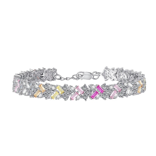 [LUXE]Dazzling Unique Multi Shape Daily Bracelet