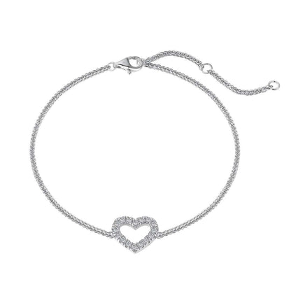 [LUXE]Heart Shape Lover Bracelet