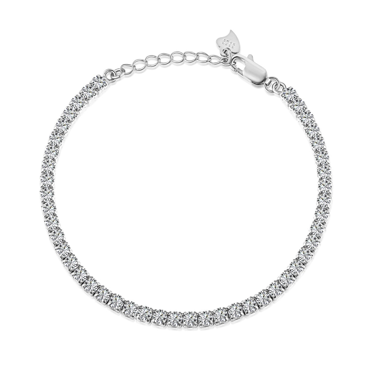 [LUXE]Sparkling Round Cut Daily Bracelet