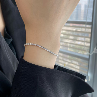 [LUXE]Elegant Emerald Cut Daily Bracelet