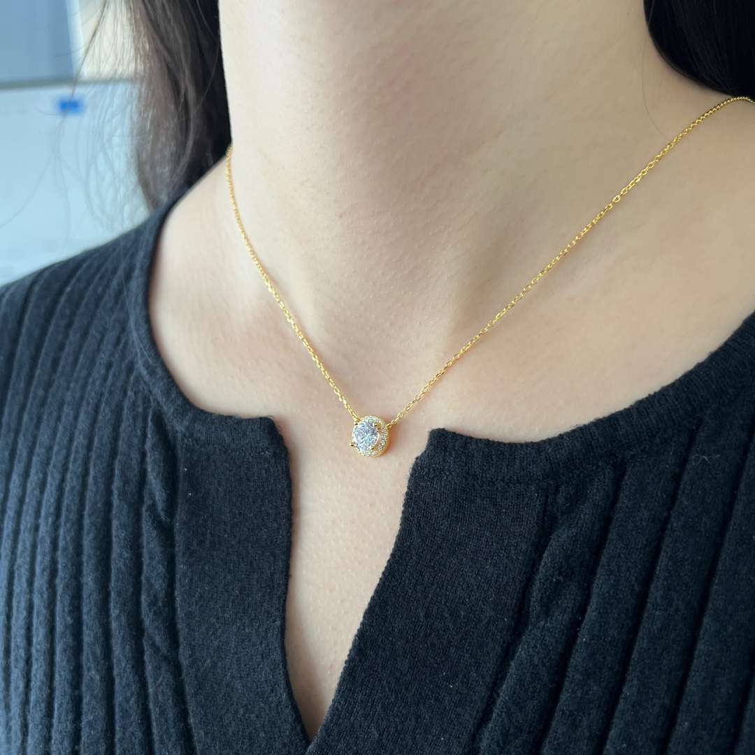 [LUXE]Luxurious Round Cut Necklace