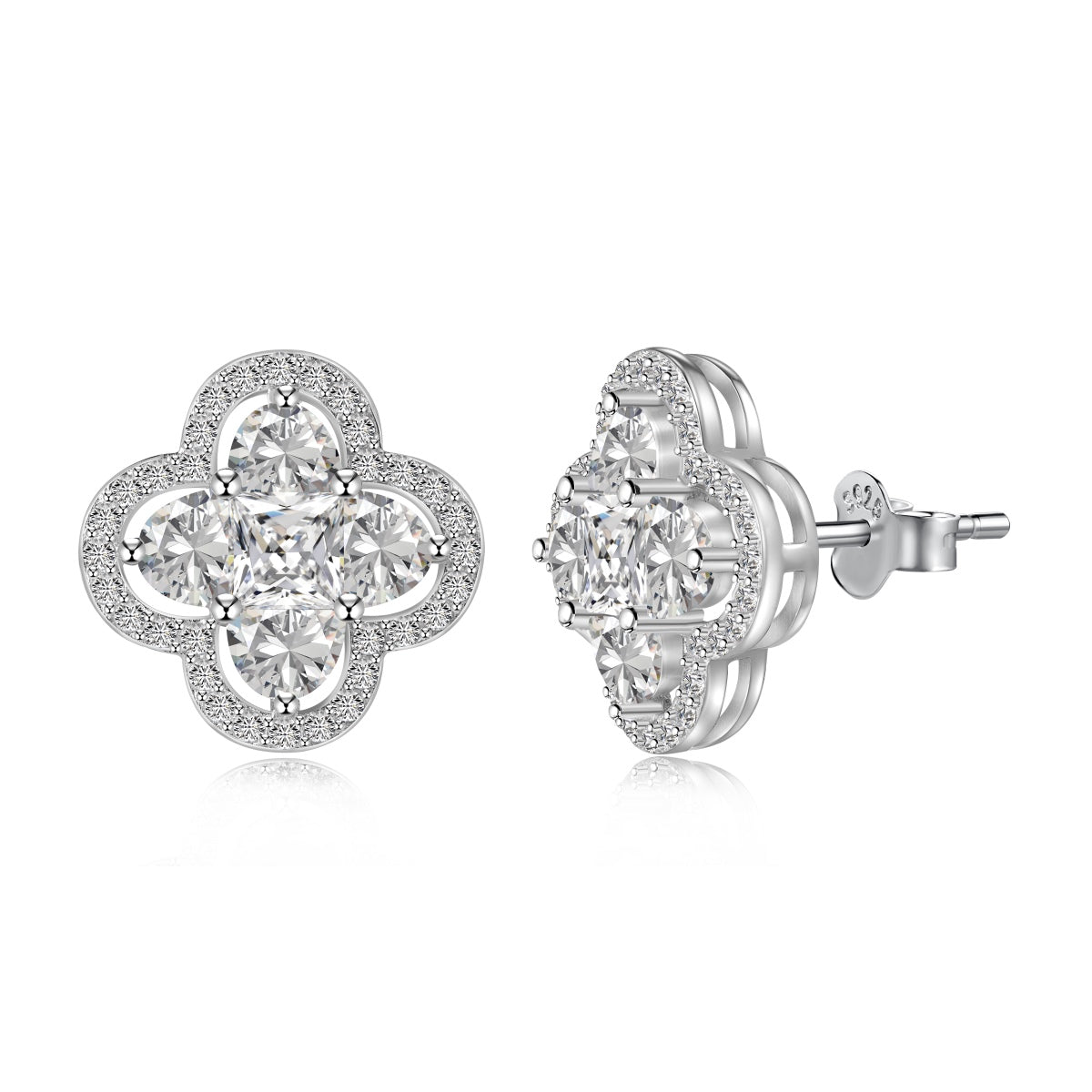 [LUXE]Lucky Four-Leaf Clover Exquisite Earrings