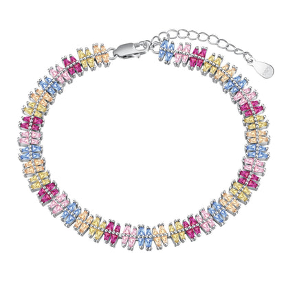 [LUXE]Sparkling Exquisite Multi Cut Party Bracelet