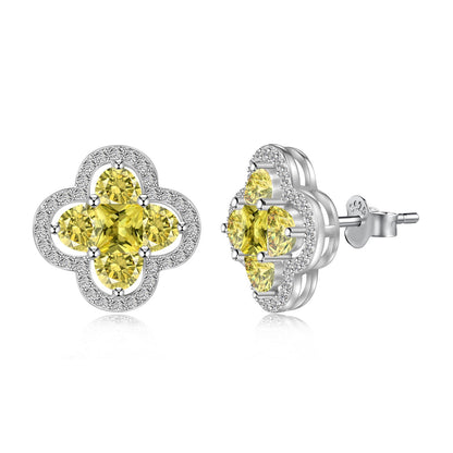 [LUXE]Lucky Four-Leaf Clover Exquisite Earrings