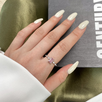 [LUXE]1.0 Carat Dainty Resplendent Radiant Cut Daily Ring