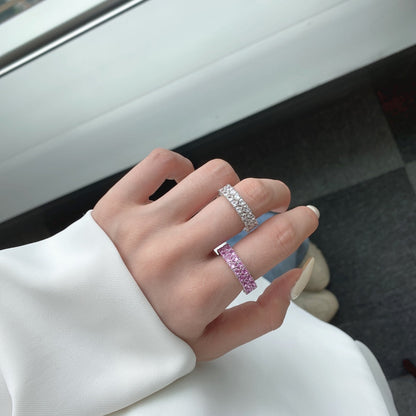 [LUXE]Sparkling Full Heart Ring