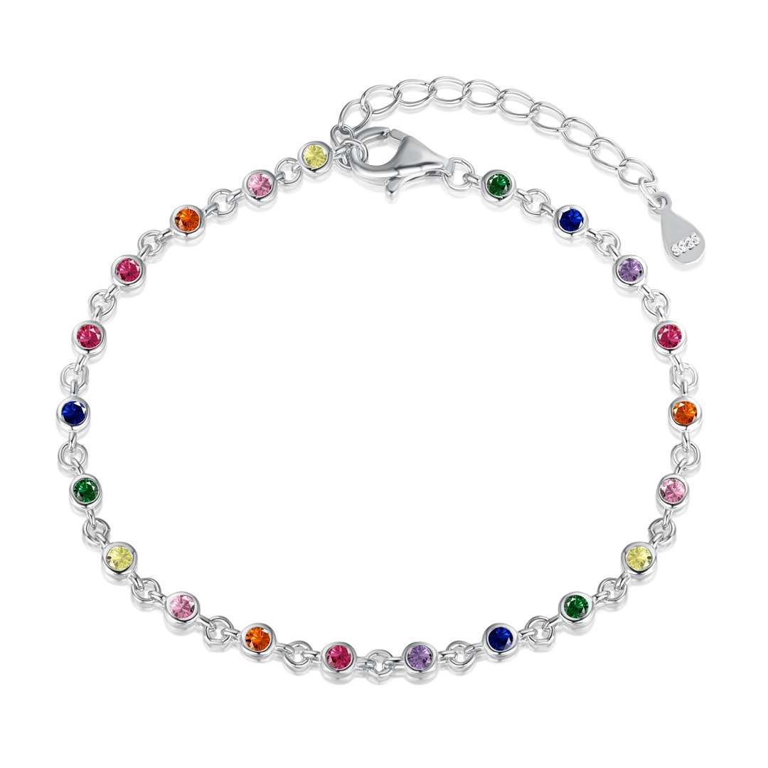 [LUXE]Colorful Bead Array Bracelet