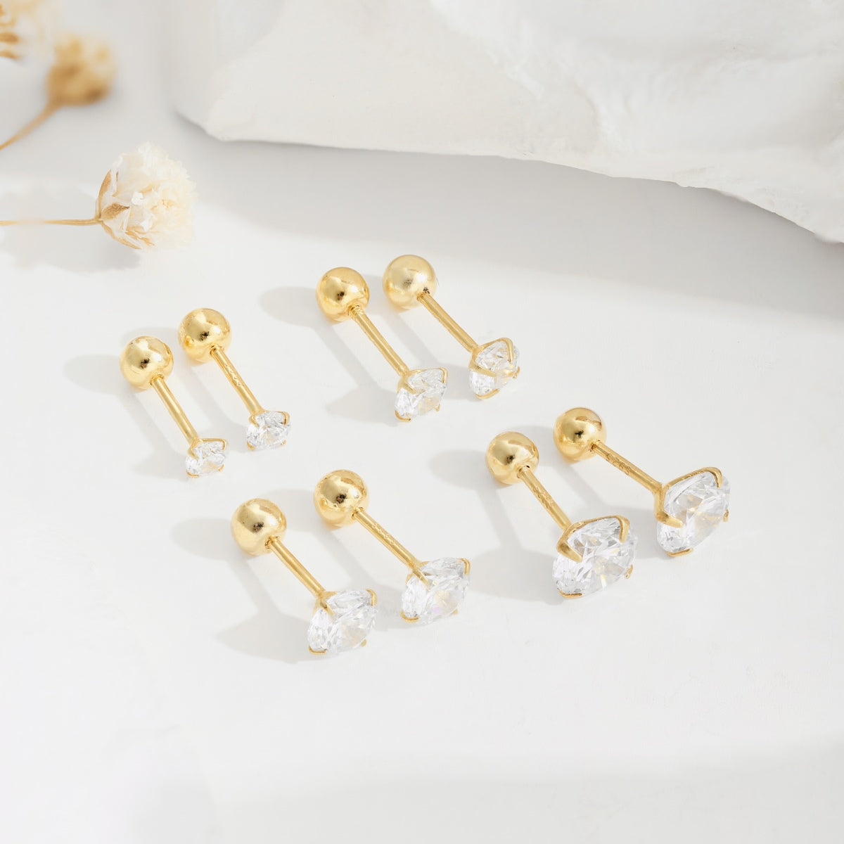 [LUXE]Unique U-Shaped Ear Bone Earrings