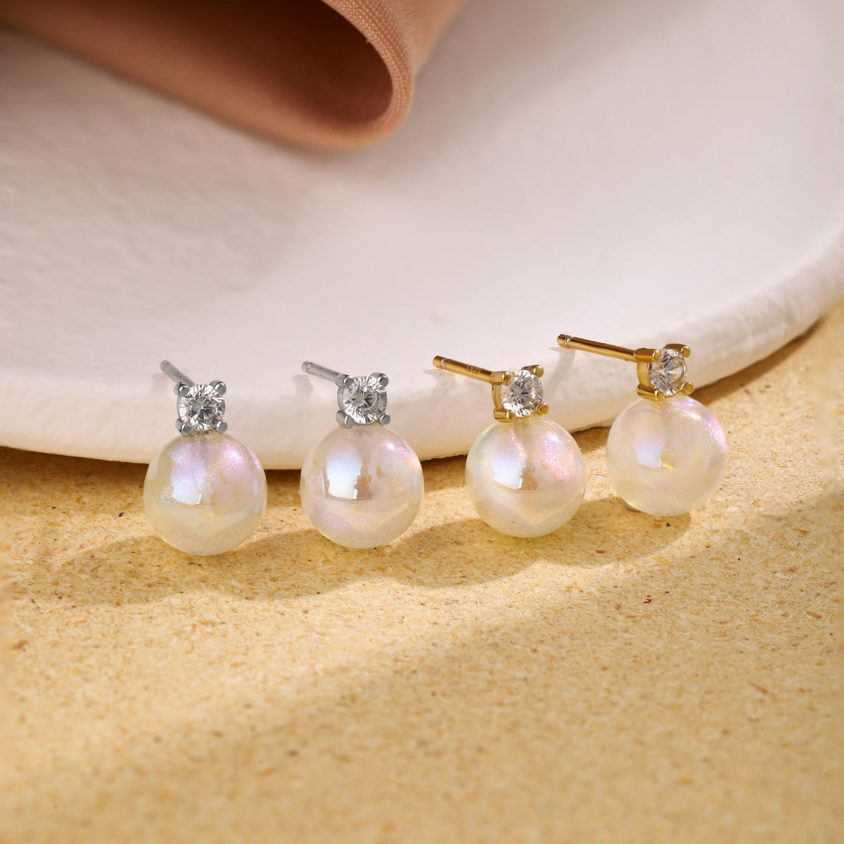 [LUXE]Symphony Mermaid Pearl Earrings