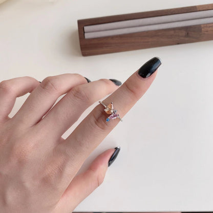 [LUXE]Radiant Colorful Multi Cut Daily Ring