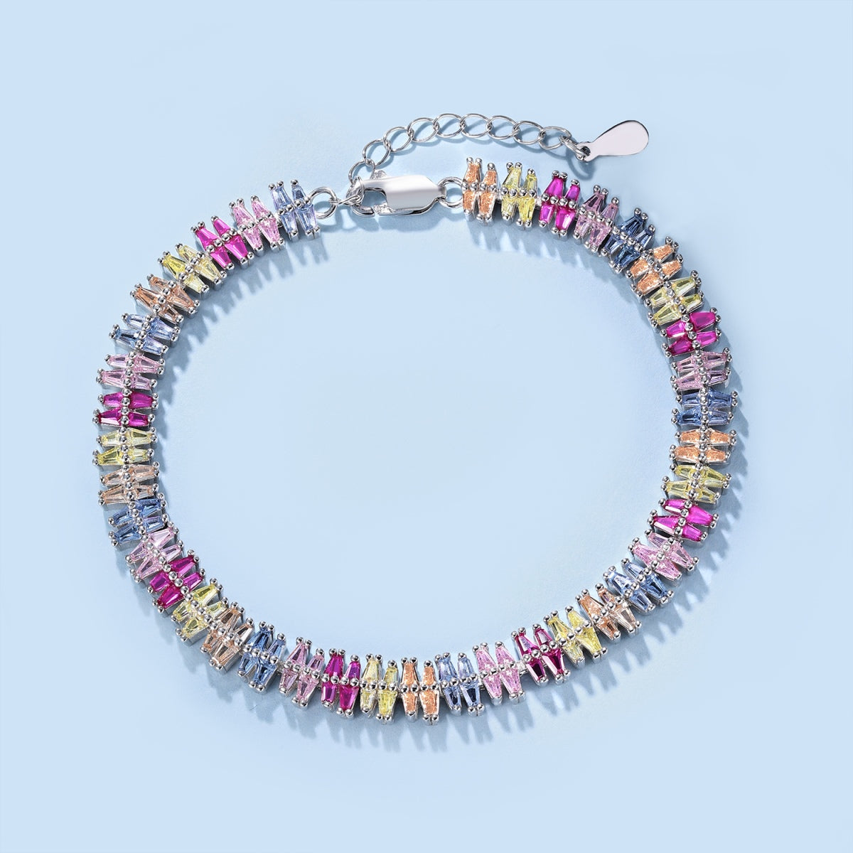 [LUXE]Sparkling Exquisite Multi Cut Party Bracelet