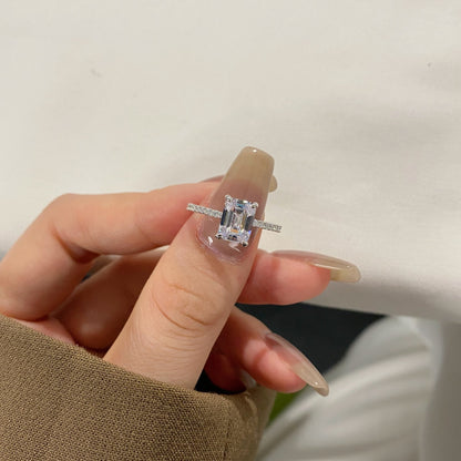 [LUXE]2.0 Carat Scintillating Ornate Radiant Cut Party Ring