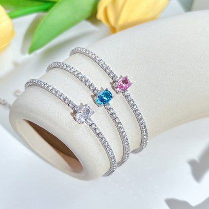 [LUXE]0.75 Carat Exquisite Oval Cut Daily Bracelet