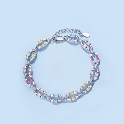 [LUXE]Dazzling Colorful Daily Bracelet