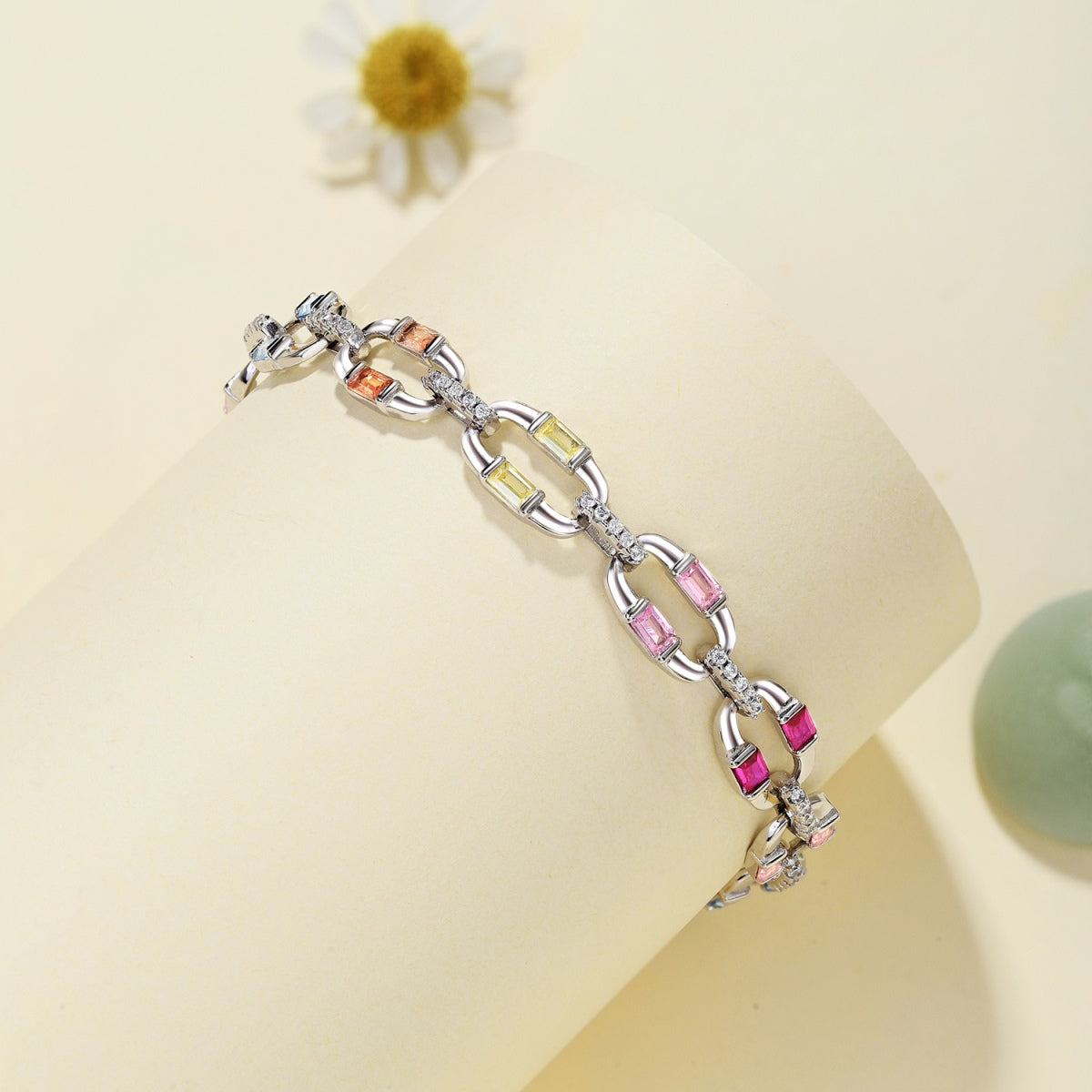 [LUXE]Dazzling Colorful Daily Bracelet