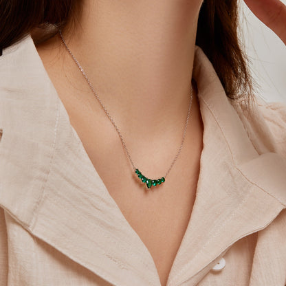 [LUXE]Dainty Colorful Heart Necklace