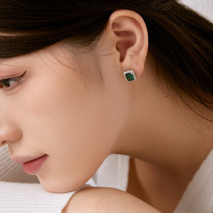 [LUXE]Luxurious Dainty Emerald Cut Banquet Earrings