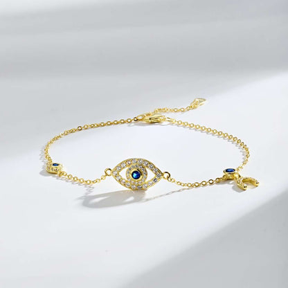 [LUXE]Dainty Eye Shape Necklace