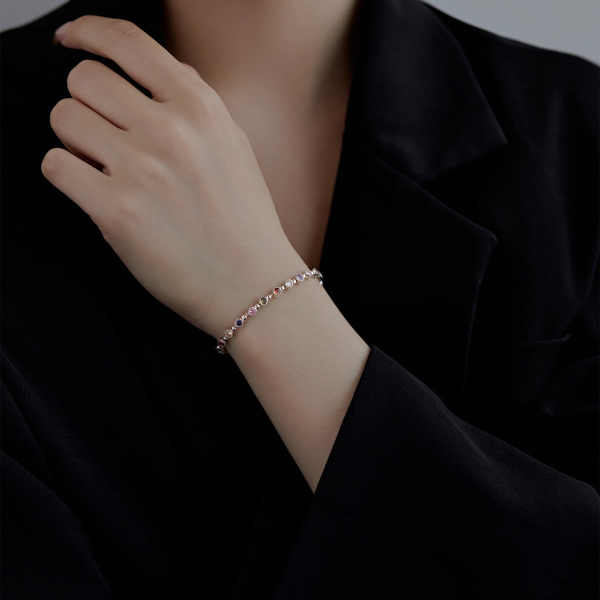 [LUXE]Sparkling Exquisite Round Cut Party Bracelet