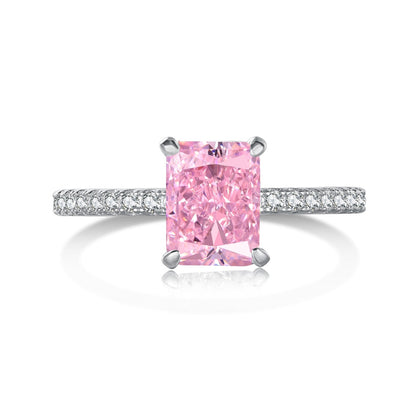 [LUXE]2.0 Carat Dazzling Sparkling Radiant Cut Party Ring