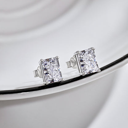 [LUXE]Radiant Luxurious Princess Cut Daily Earrings