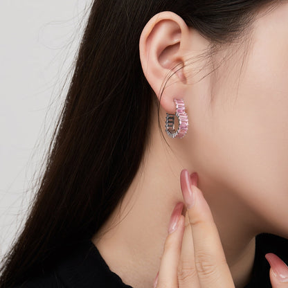 [LUXE]Radiant Heart Cutout Earrings