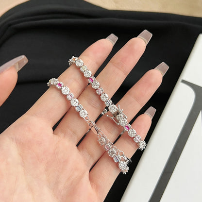 [LUXE]Dazzling Radiant Multi Cut Daily Bracelet