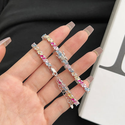 [LUXE]Ornate Sparkling Multi Cut Party Bracelet