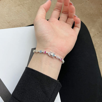 [LUXE]Radiant Water Drop Shape Daily Bracelet