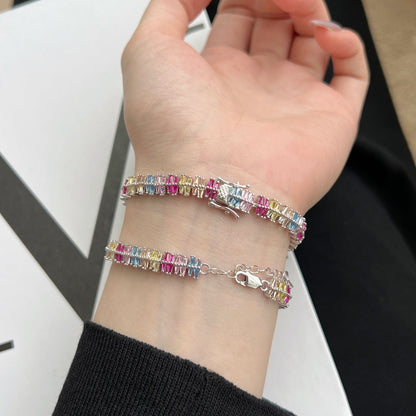 [LUXE]Sparkling Exquisite Multi Cut Party Bracelet