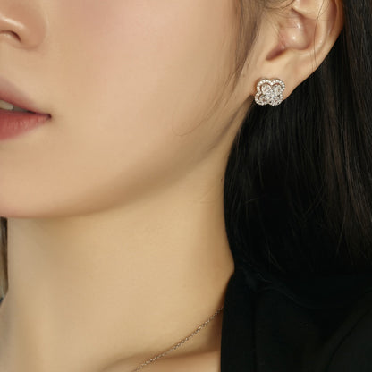 [LUXE]Lucky Four-Leaf Clover Exquisite Earrings