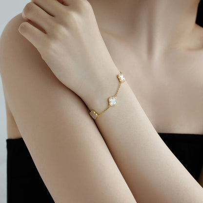 [LUXE]Four-Leaf Clover Exquisite Bracelet