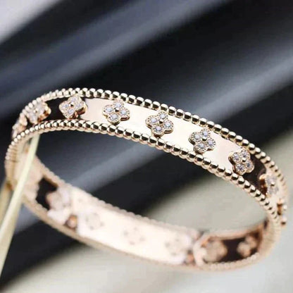 [LUXE] CLOVER BRACELET 8MM DIAMONDS