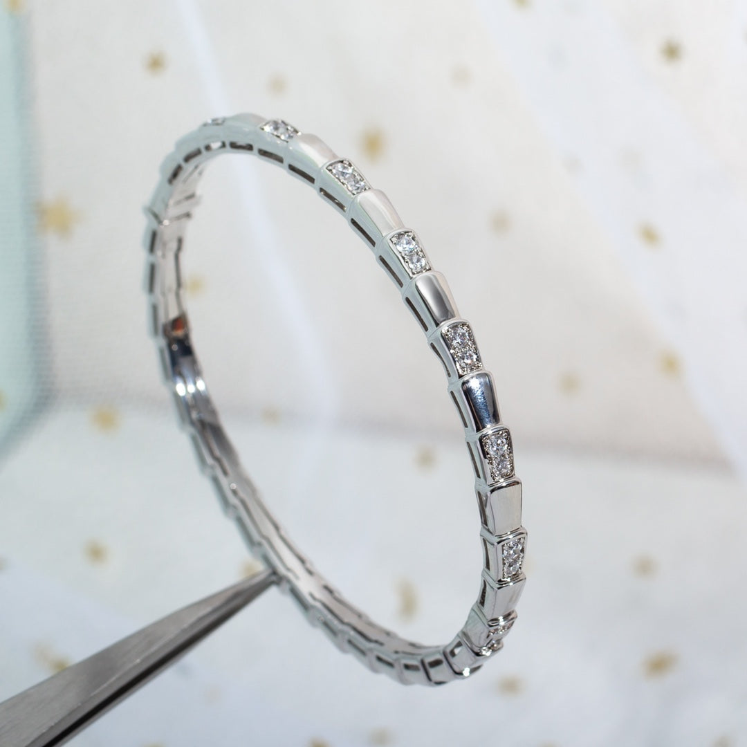 [LUXE]SERPENTI BRACELET SILVER DIAMOND